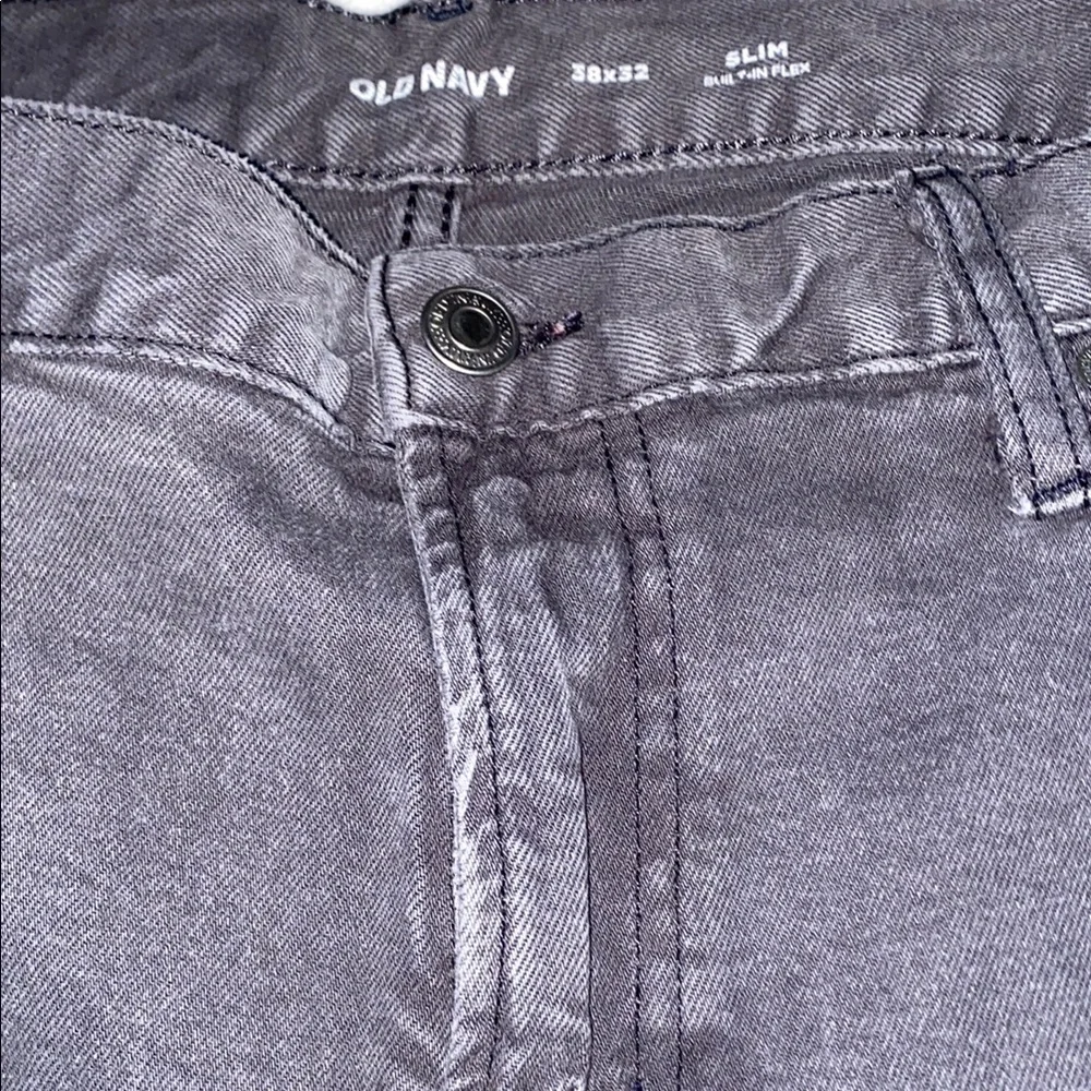 Old Navy Men's Slim Jeans in Dark‎ Gray